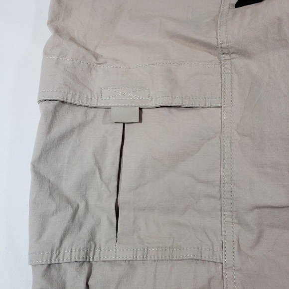 Columbia Womens Regular Fit Beige Cargo Pants Outdoor Hiking Size 12 - Picture 6 of 9